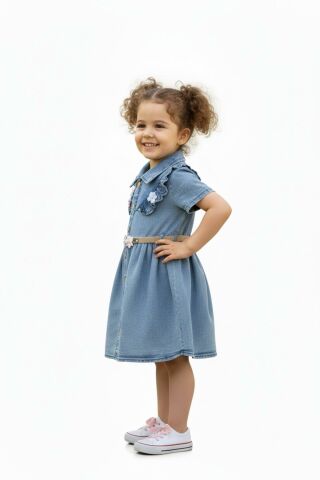 Kız Çocuk Kot Elbise BGL-ST05203