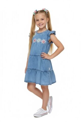Kız Çocuk Kot Elbise BGL-ST05200