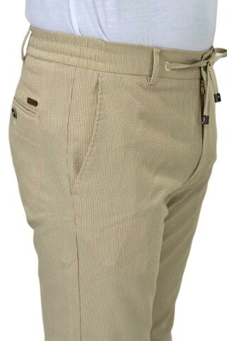 Erkek Bej Rengi Jogger Lastikli Pantolon 1920 BGL-ST04419
