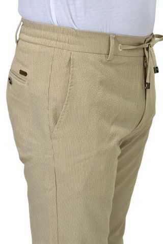 Erkek Bej Rengi Jogger Lastikli Pantolon 1920 BGL-ST04419