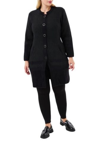 Kadın Tiriko Düğmeli Cepli Hırka 8226 BGL-ST04071