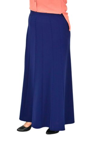 Kadın Uzun Lastikli Balık Etek Punta Dikişli BGL-ST03599