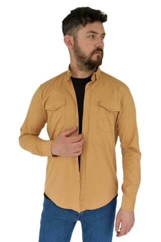 Erkek Spor Gömlek Silim Fit 9957 BGL-ST02724