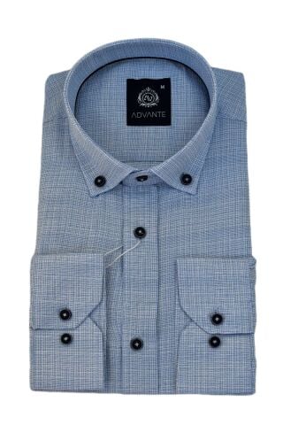 Erkek Klasik Uzun Kol Hasır Dokuma Gömlek BGL-ST03508