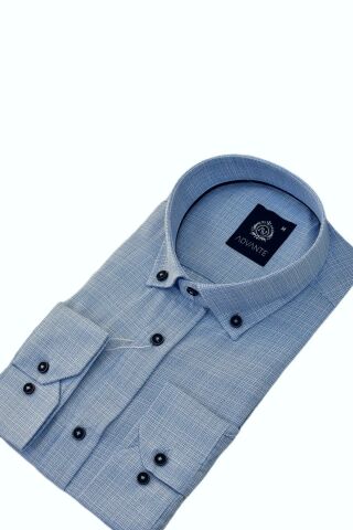 Erkek Klasik Uzun Kol Hasır Dokuma Gömlek BGL-ST03508