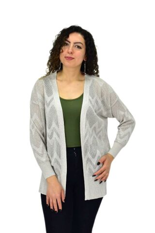 Kadın Triko Simli Mevsimlik Hırka BGL-ST04668