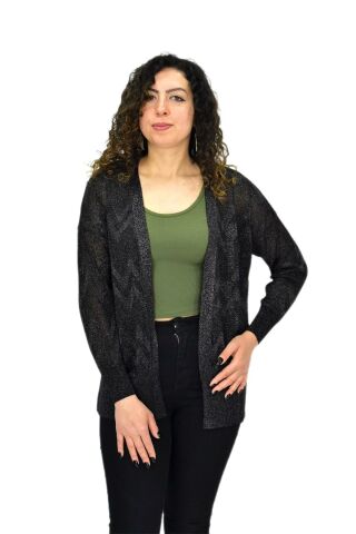 Kadın Triko Simli Mevsimlik Hırka BGL-ST04668