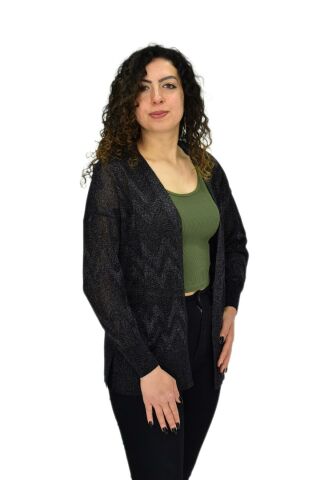 Kadın Triko Simli Mevsimlik Hırka BGL-ST04668