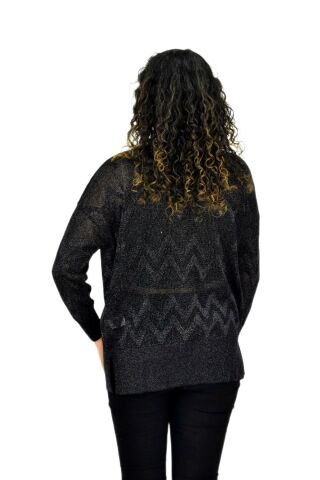 Kadın Triko Simli Mevsimlik Hırka BGL-ST04668