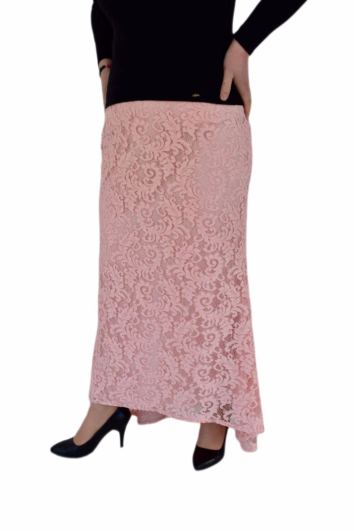 Kadın Uzun Güpür Etek BGLERM101