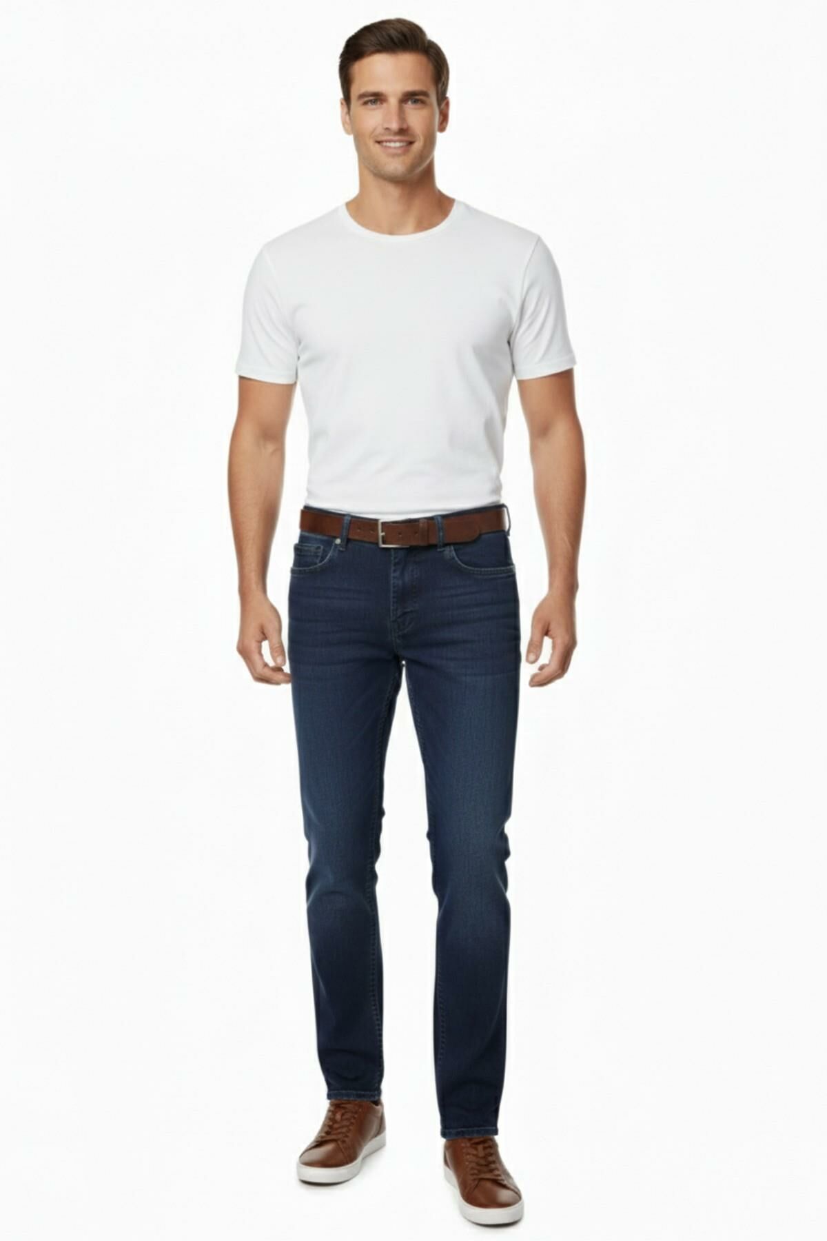 Erkek Comfort  Fit Jeans Pantolon 1600 BGL-ST04970