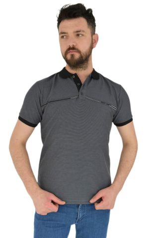 Erkek Polo Yaka Tişört Waffle 2369 BGL-ST02792