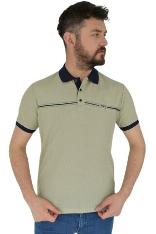 Erkek Polo Yaka Tişört Waffle 2369 BGL-ST02792