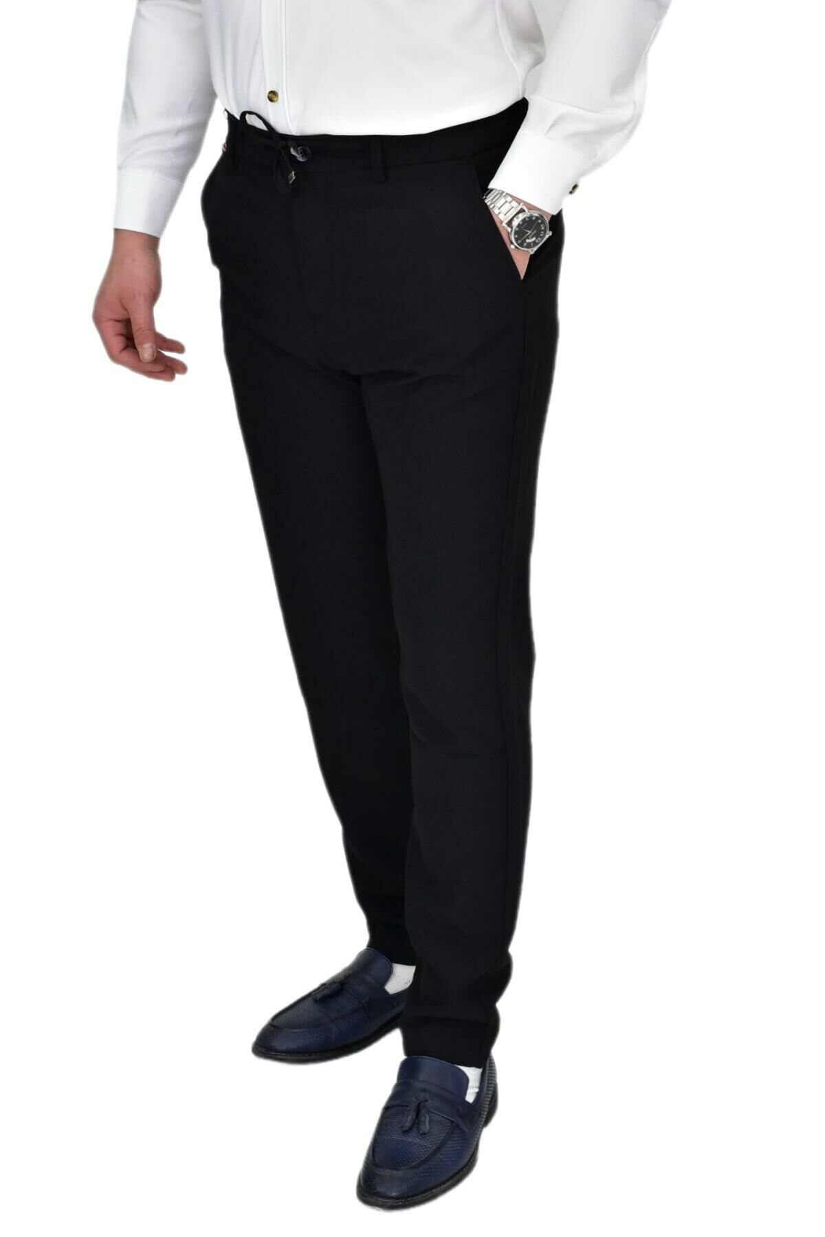 Erkek Beli Lastikli Jogger Pantolon Regular Fit BGL-ST04329