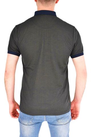 Erkek Gömlek Yaka Tişört Çizğili BGL-ST01944