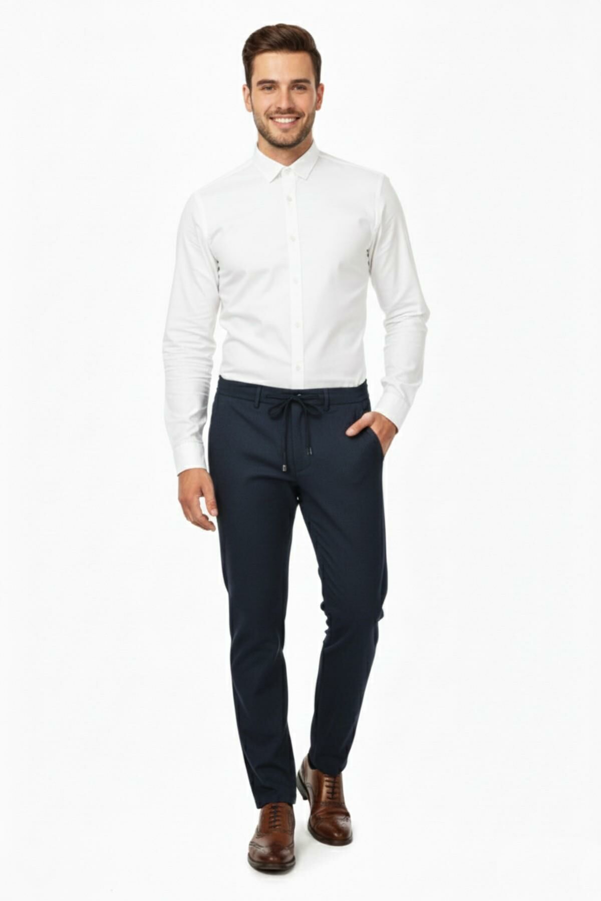 Erkek Kışlık Jogger Regular Fit Pantolon 1256 BGL-ST04973