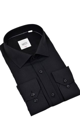Erkek Slim Fitt Uzun Kol Kulplu Gömlek 2396 BGL-ST04379