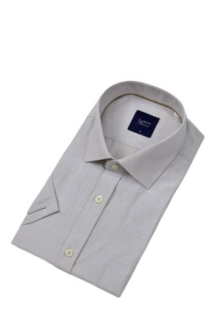 Erkek Klasik Çizgili Kısa Kol Gömlek 9493 BGL-ST04580