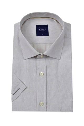 Erkek Klasik Çizgili Kısa Kol Gömlek 9493 BGL-ST04580