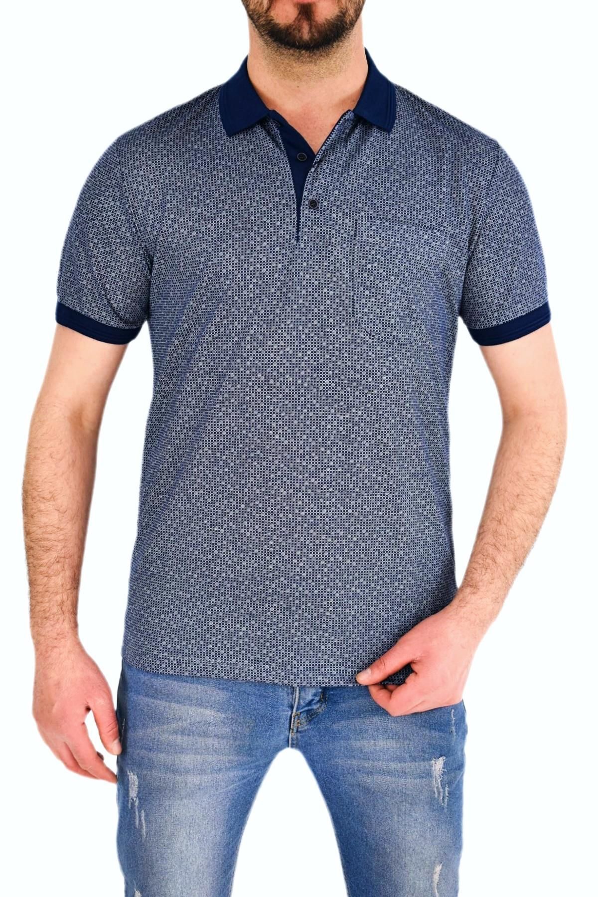 Erkek Polo Yaka Tişört Cepli BGL-ST01945