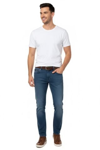 Erkek Comfort  Fit Jeans Pantolon 1601 BGL-ST04969