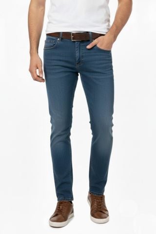 Erkek Comfort  Fit Jeans Pantolon 1601 BGL-ST04969