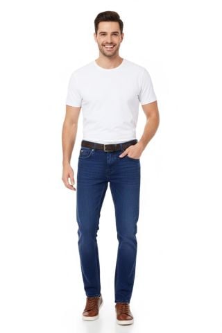 Erkek Comfort  Fit Jeans Pantolon 1601 BGL-ST04969