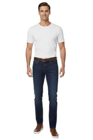 Erkek Comfort  Fit Jeans Pantolon 1601 BGL-ST04969