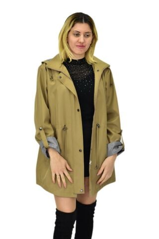Kadın Mevsimlik Kapüşonlu Mont BGL-ST04063