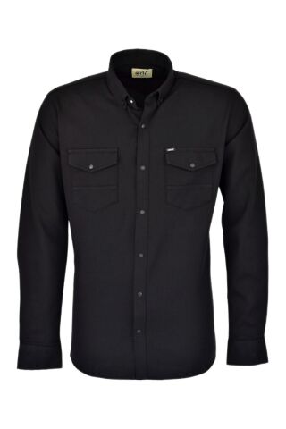 Erkek Büyük Beden Spor Likralı Çift Cepli Gömlek 004 BGL-ST03523