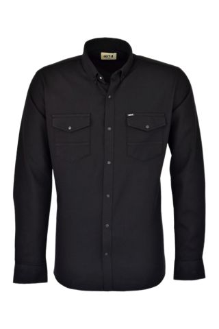 Erkek Büyük Beden Spor Likralı Çift Cepli Gömlek 004 BGL-ST03523