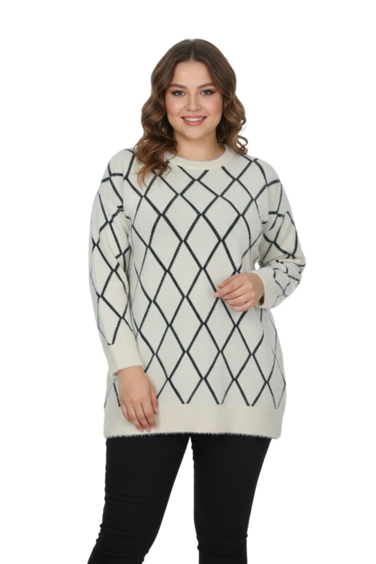 Kadın Baklava Desen Kazak 5060 BGL-ST04070