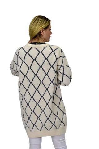 Kadın Baklava Desen Kazak 5060 BGL-ST04070