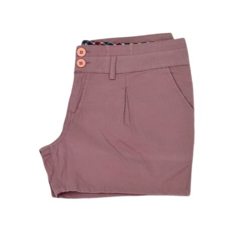 Kadın Kanvas Pileli Şort BRG-344503