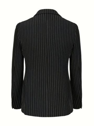 Erkek Kruvaze Silim Fitt Çizgili Takım Elbise BGL-ST04764