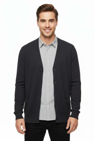 Erkek Spor Selanik Düğmeli Hırka Regular Kalıp BGL-ST04873