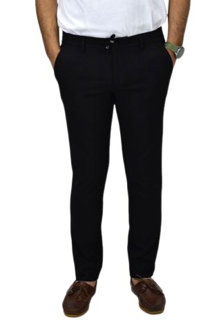 Erkek Siyah Jogger Lastikli Pantolon 1977 BGL-ST03731