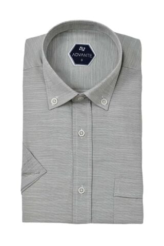 Erkek Klasik Tek Cepli Kısa Kol Gömlek BGL-ST04554