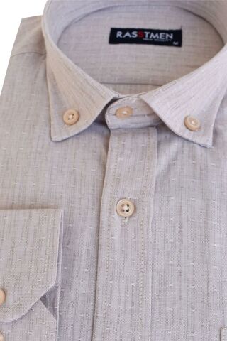 Erkek Kılasik Armürlü Uzun Kol Gömlek BGL-ST02202