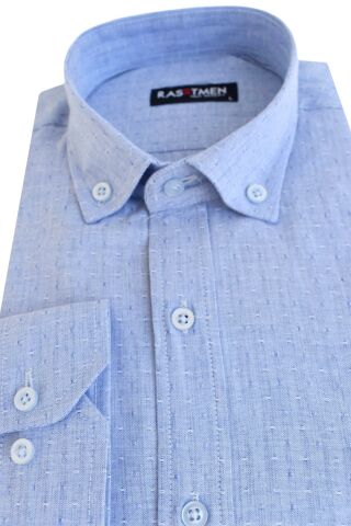 Erkek Kılasik Armürlü Uzun Kol Gömlek BGL-ST02202