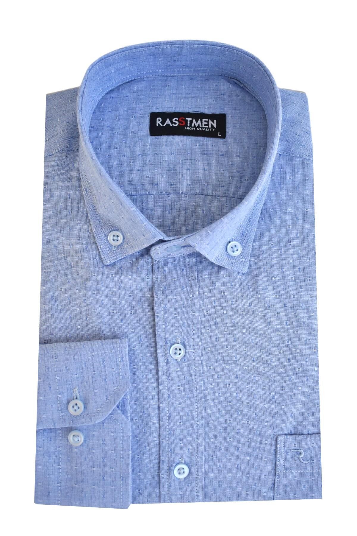 Erkek Kılasik Armürlü Uzun Kol Gömlek BGL-ST02202