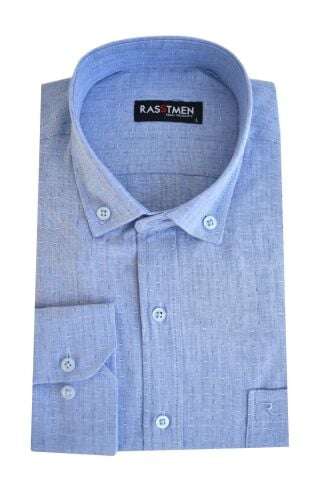 Erkek Kılasik Armürlü Uzun Kol Gömlek BGL-ST02202