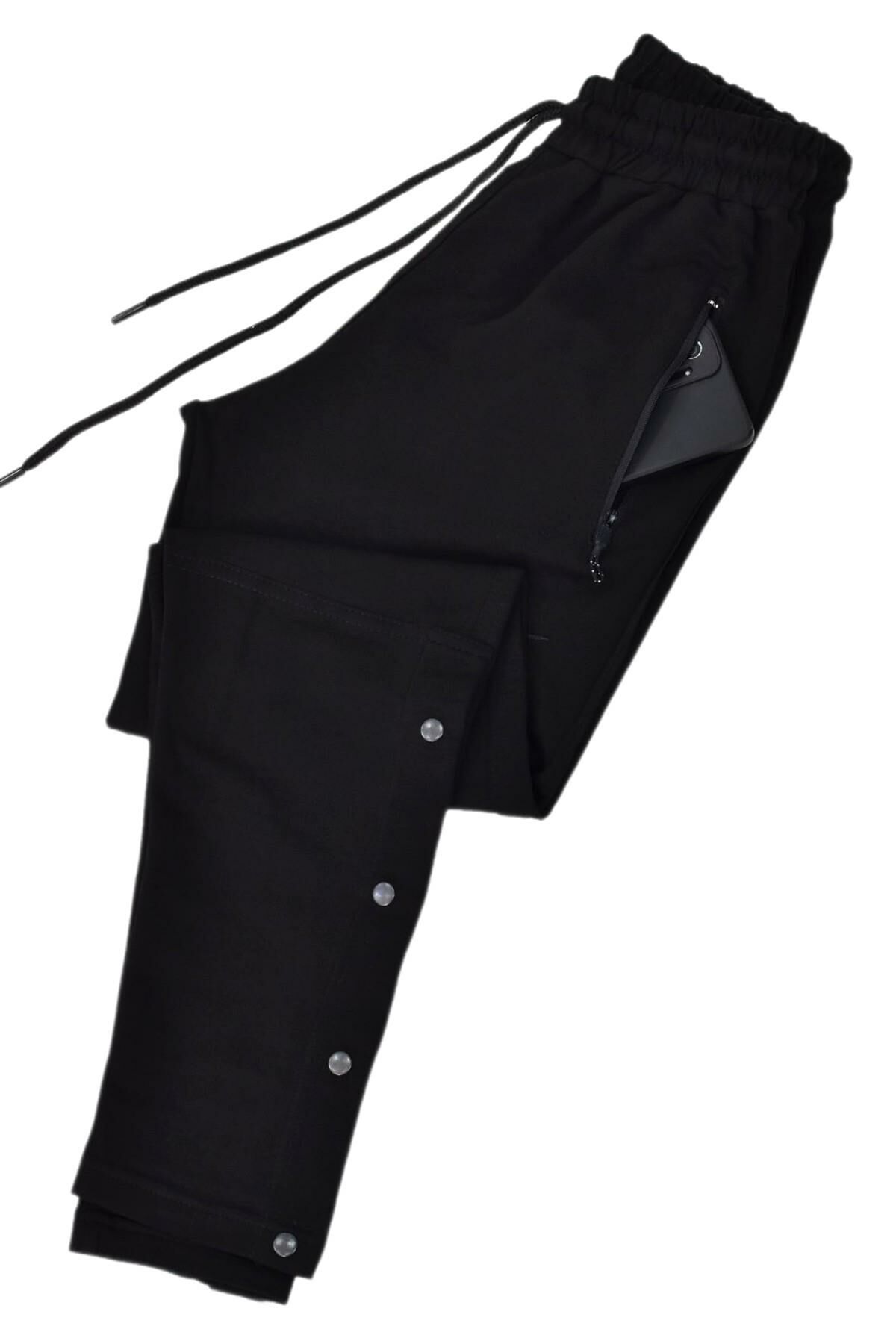 Erkek Paça Çıtçıtlı Silim Fit Eşofman Altı 3123 BGL-ST04784