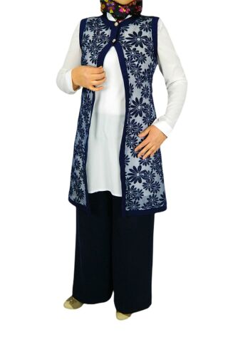 Kadın Krep Güpür İkili Tunik MSK-0262