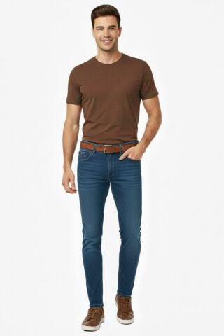 Erkek Comfort  Fit Jeans Pantolon 1101 BGL-ST05017