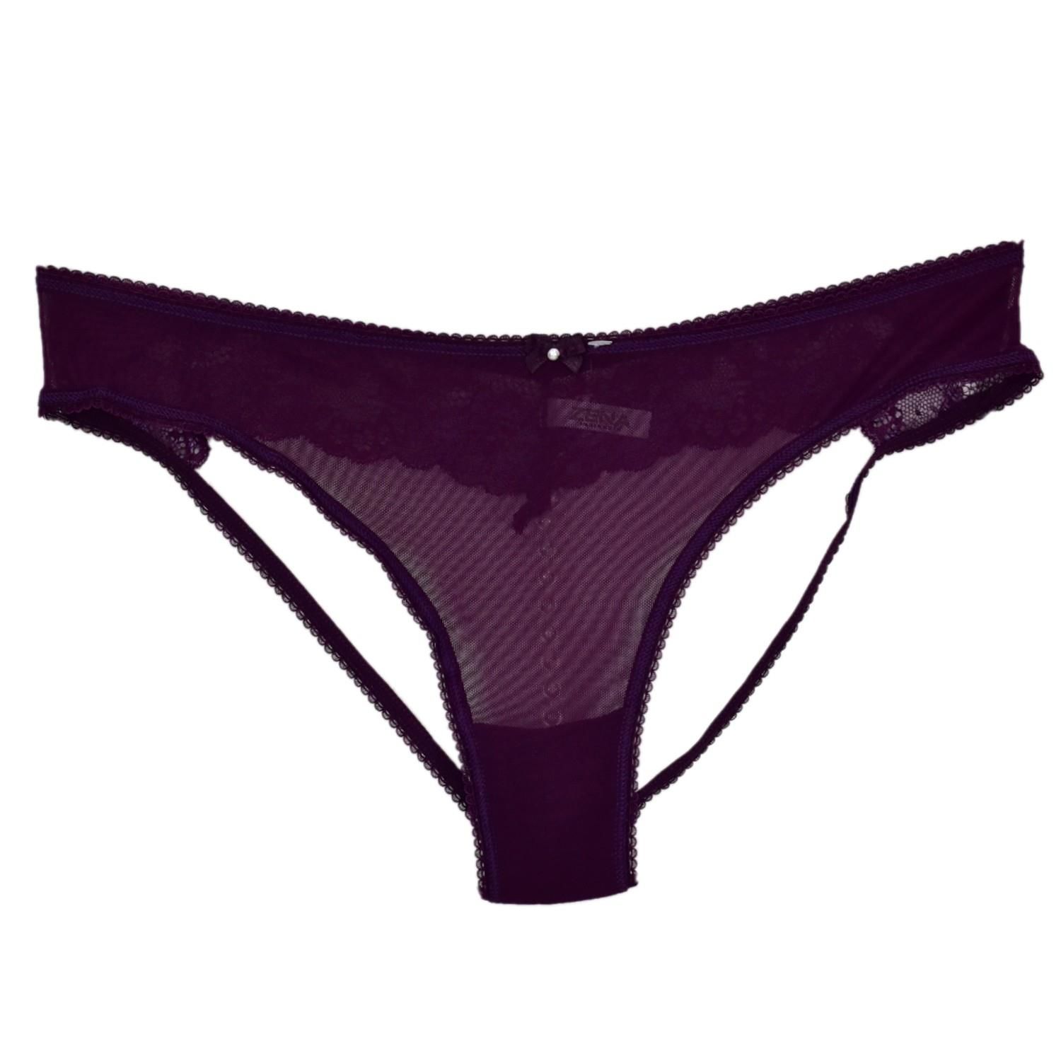 Kadın Ön Güpürlü Boncuklu Lastikli  Fantazi Külot 7023 BGL-ST04366