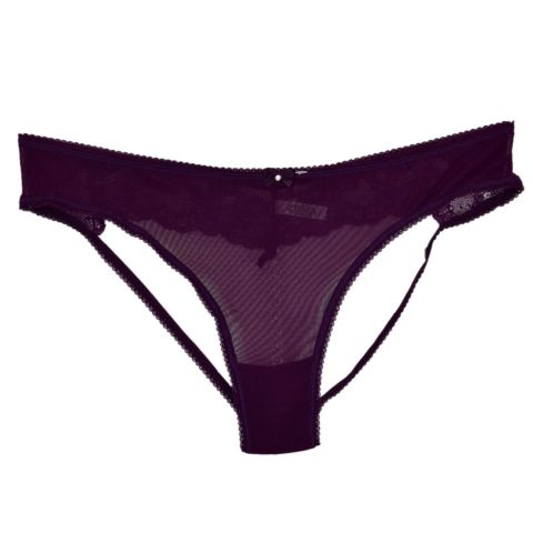 Kadın Ön Güpürlü Boncuklu Lastikli  Fantazi Külot 7023 BGL-ST04366