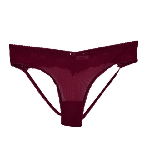 Kadın Ön Güpürlü Boncuklu Lastikli  Fantazi Külot 7023 BGL-ST04366