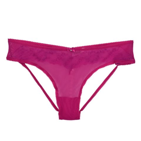 Kadın Ön Güpürlü Boncuklu Lastikli  Fantazi Külot 7023 BGL-ST04366