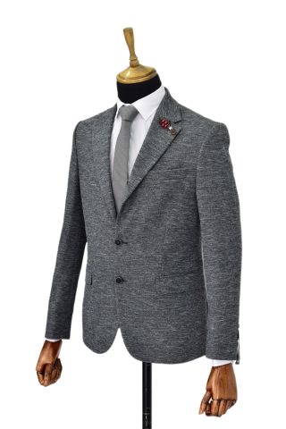 Erkek Tek Spor Ceket Çift Yırtmaçlı BGL-ST03972